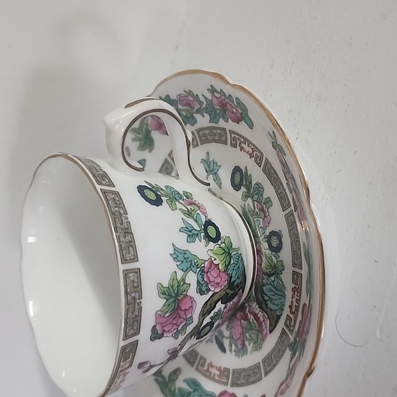 Vintage Royal Grafton Bone China Indian Tree Cup and Saucer England - Picture 6 of 8